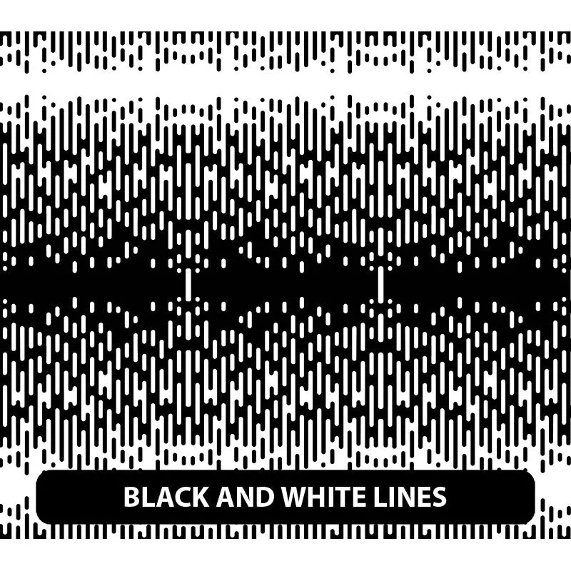 Black & White Orajet 3164 Patterned Adhesive Vinyl (11" x 12")