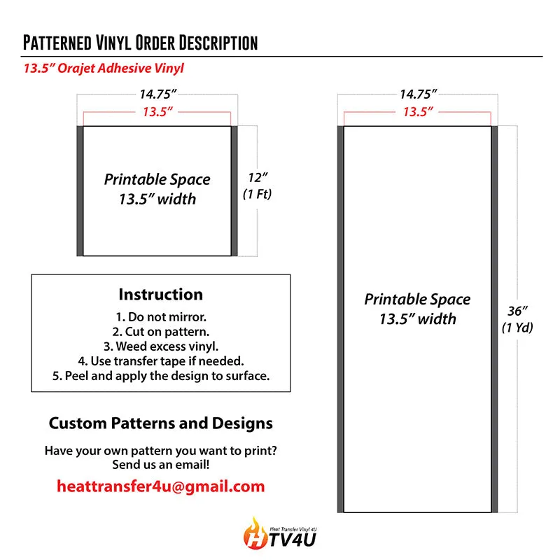 Camouflage Orajet 3164 Patterned Adhesive Vinyl (13.5" x 12")