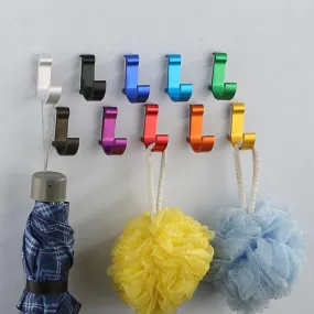 Candy Color Clothes Hanger And Towel Bathroom Hooks