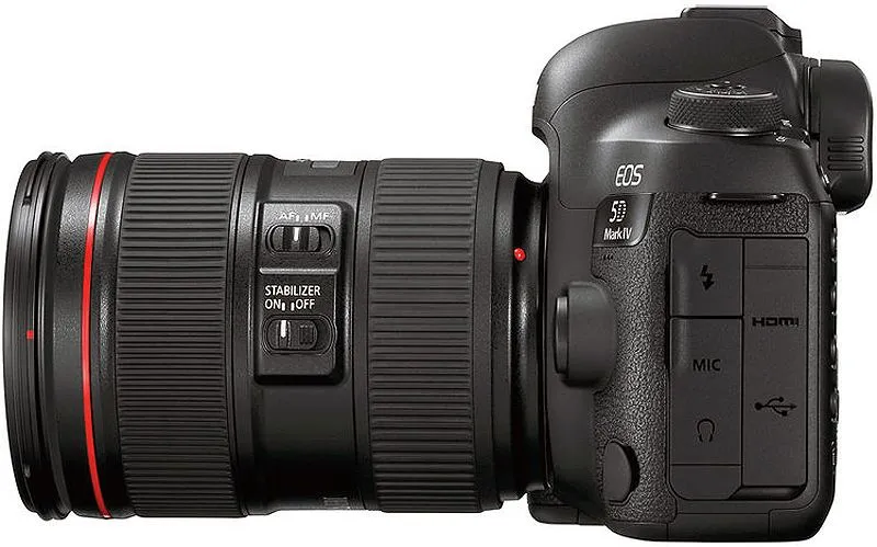 Canon EOS 5D Mark IV DSLR With EF 24-105mm f/4L IS II USM Kit - 1483C010