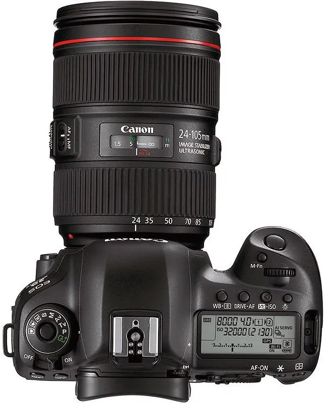 Canon EOS 5D Mark IV DSLR With EF 24-105mm f/4L IS II USM Kit - 1483C010