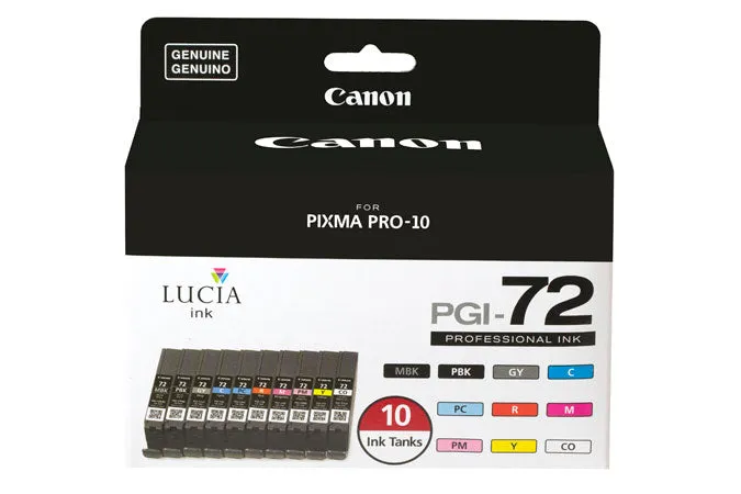 Canon Lucia PGI-72 10 Color Pack