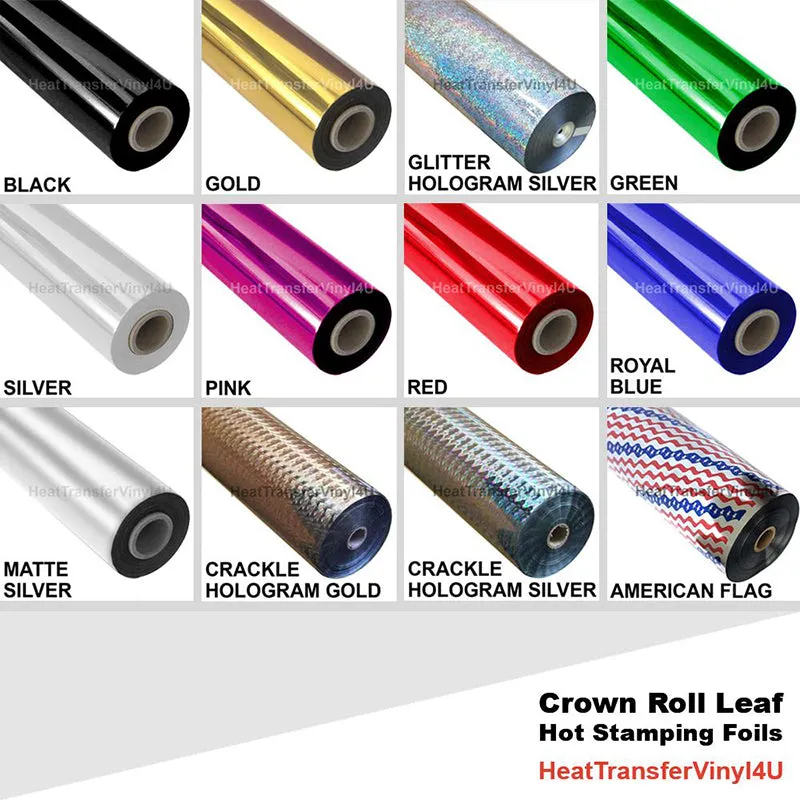 Crown Roll Leaf Foil 12" x 10 Feet (Roll)