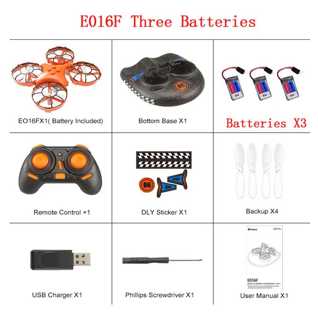 Detachable One Key Return RC Drone Quadcopter