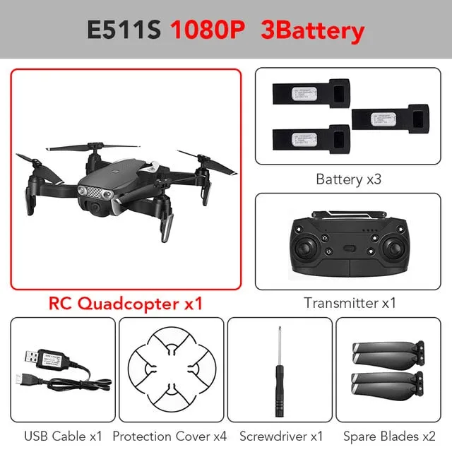 Dynamic Follow WIFI FPV Video With 5G 1080P Camera RC Drone