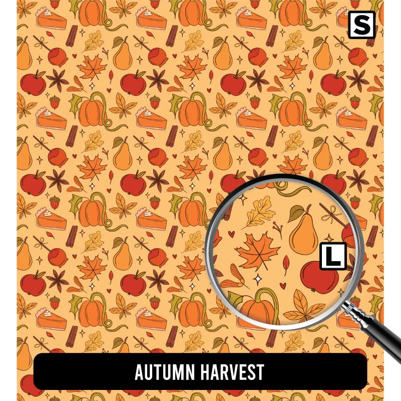 Fall/ Thanksgiving Orajet 3164 Patterned Adhesive Vinyl (11" x 12")