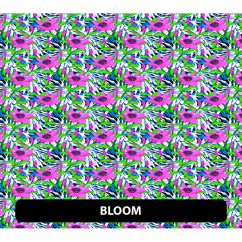 Floral Orajet 3164 Patterned Adhesive Vinyl (11" x 12")