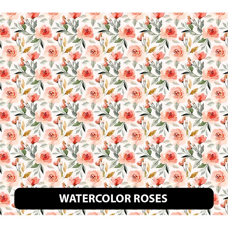 Floral Orajet 3164 Patterned Adhesive Vinyl (11" x 12")