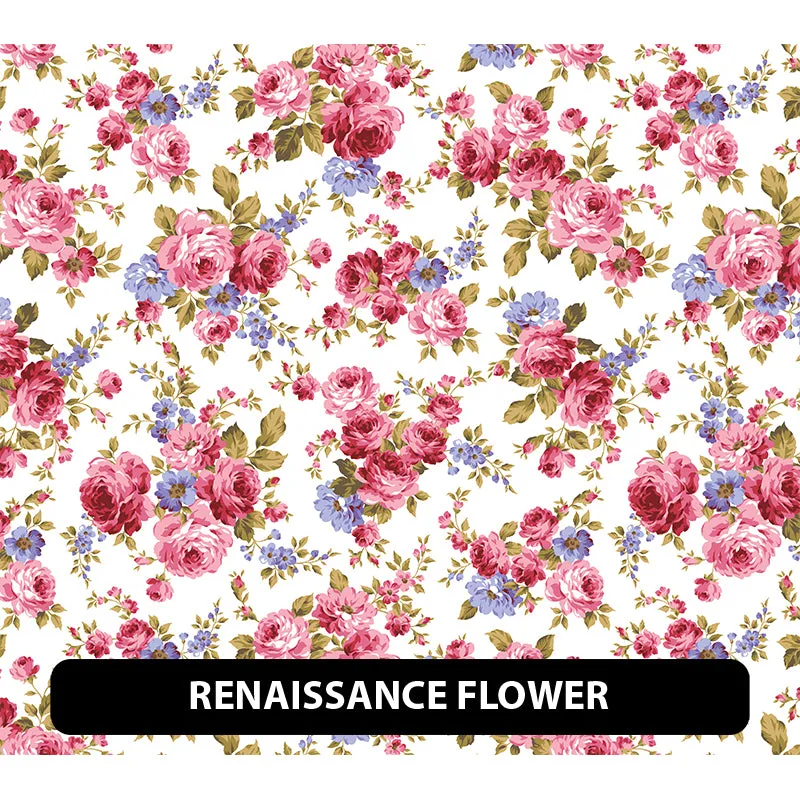 Floral Orajet 3164 Patterned Adhesive Vinyl (11" x 12")