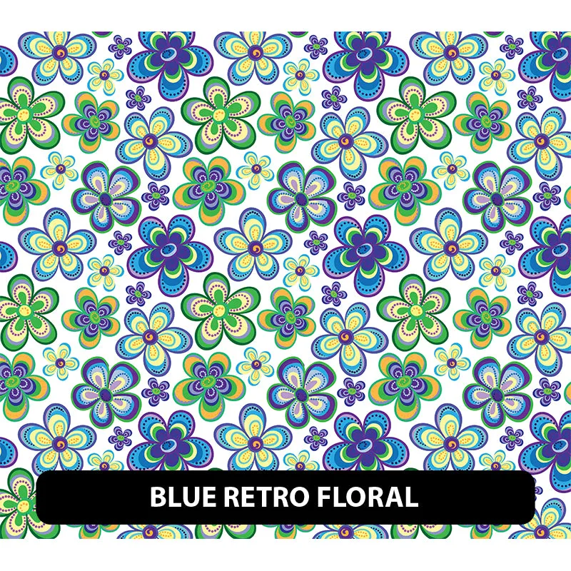 Floral Orajet 3164 Patterned Adhesive Vinyl (11" x 12")
