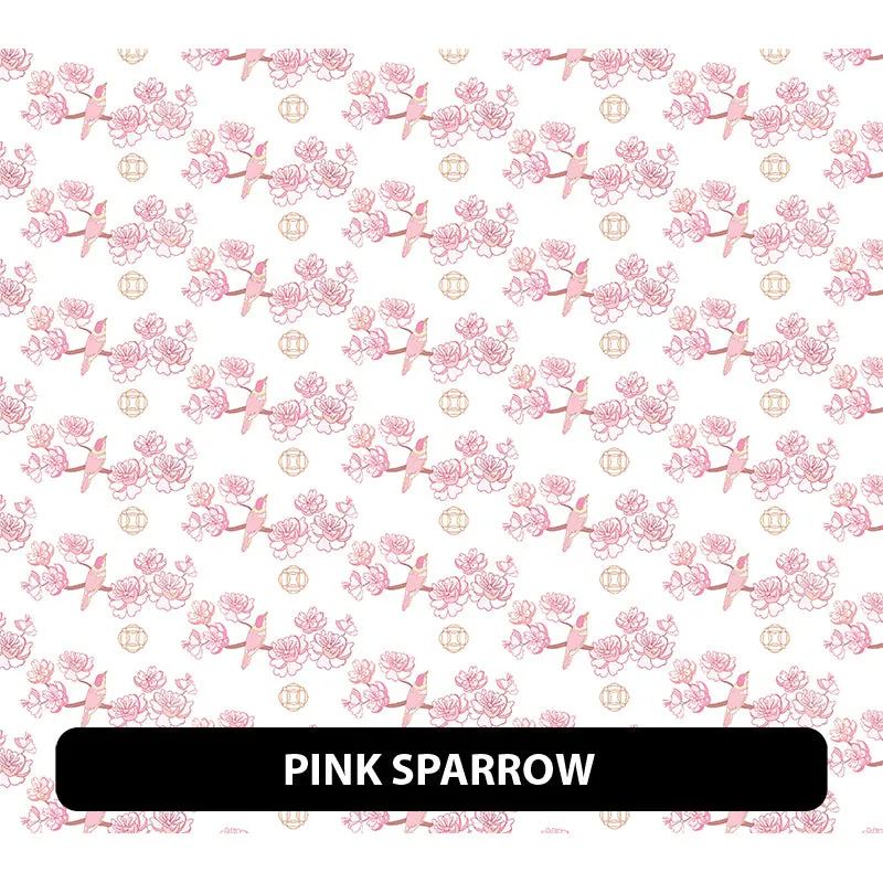 Floral Orajet 3164 Patterned Adhesive Vinyl (11" x 12")