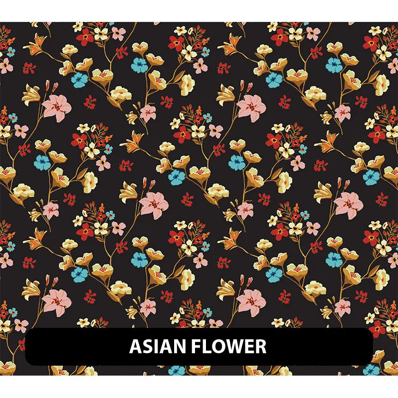 Floral Orajet 3164 Patterned Adhesive Vinyl (11" x 12")