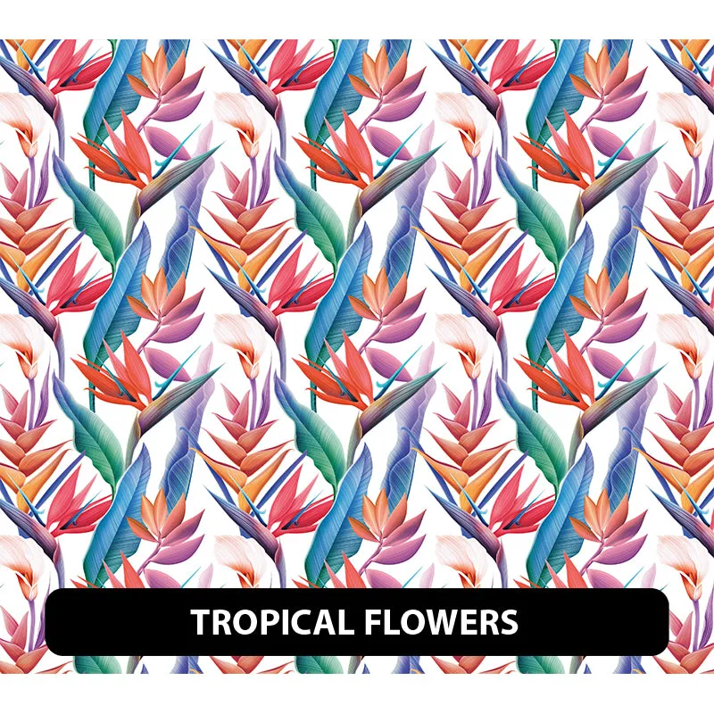 Floral Orajet 3164 Patterned Adhesive Vinyl (11" x 12")