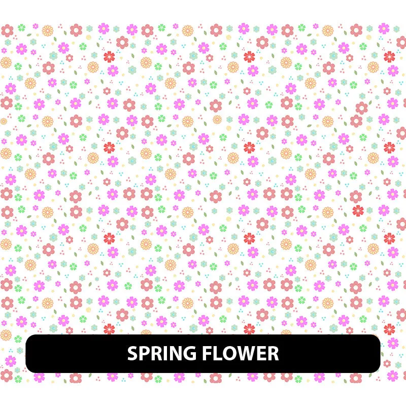 Floral Orajet 3164 Patterned Adhesive Vinyl (11" x 12")