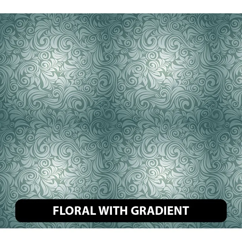 Floral Orajet 3164 Patterned Adhesive Vinyl (11" x 12")