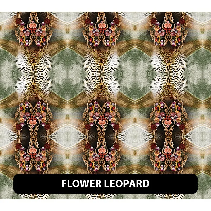 Floral Orajet 3164 Patterned Adhesive Vinyl (11" x 12")