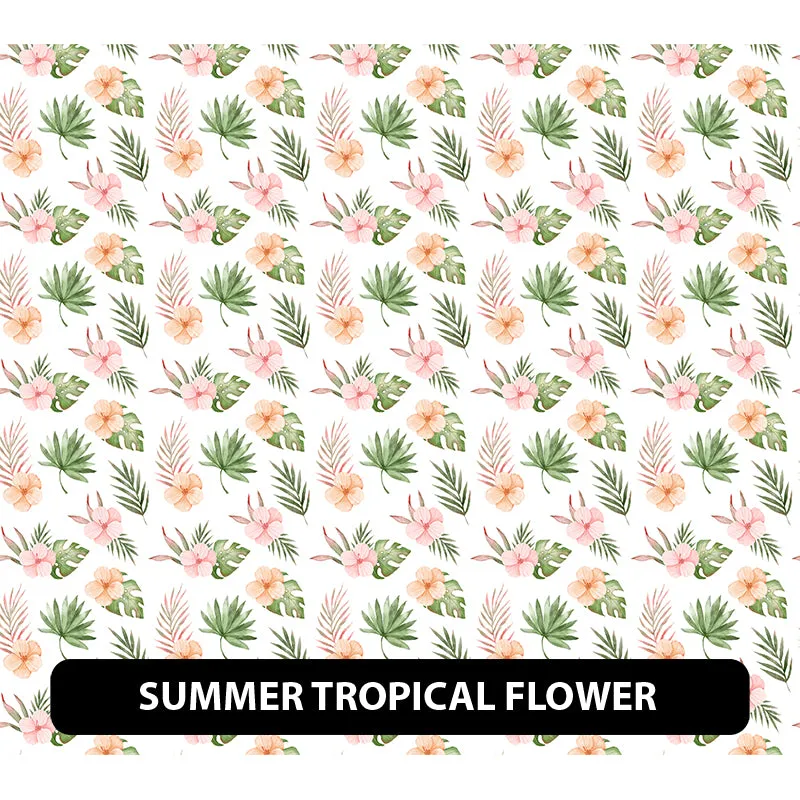 Floral Orajet 3164 Patterned Adhesive Vinyl (11" x 12")