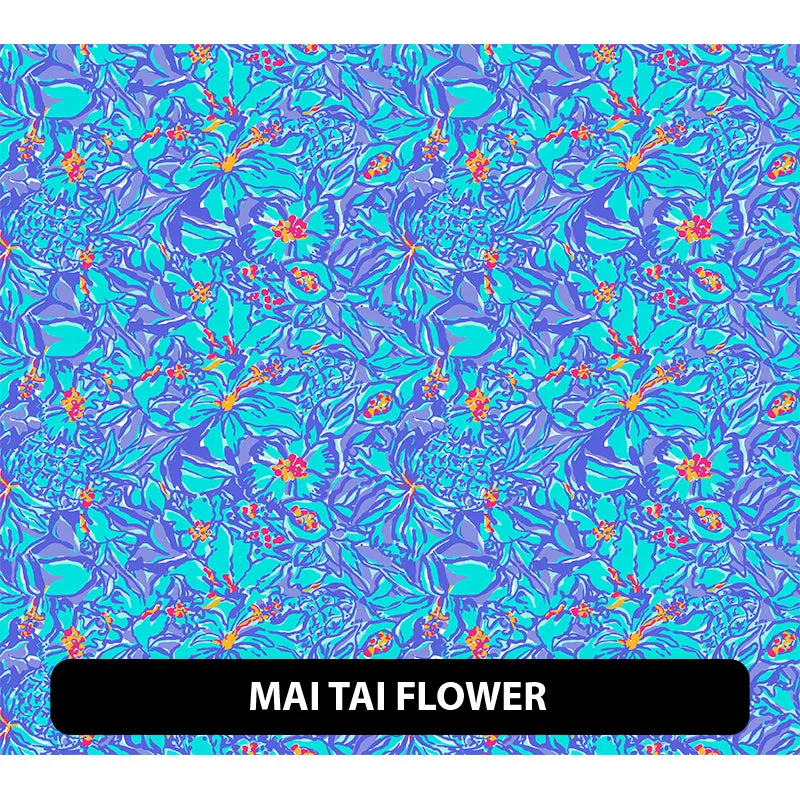 Floral Orajet 3164 Patterned Adhesive Vinyl (11" x 12")