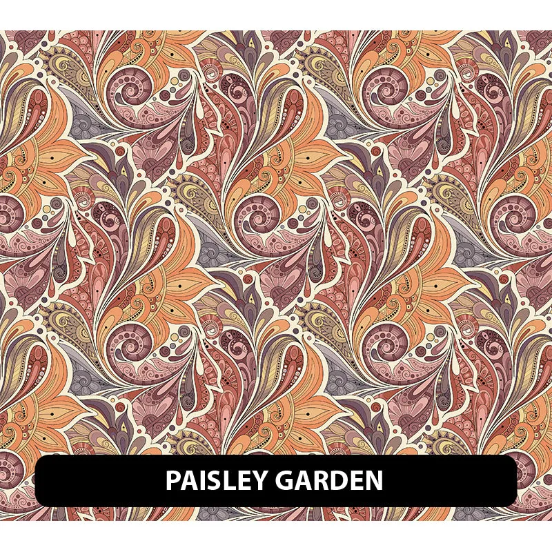 Floral Orajet 3164 Patterned Adhesive Vinyl (11" x 12")