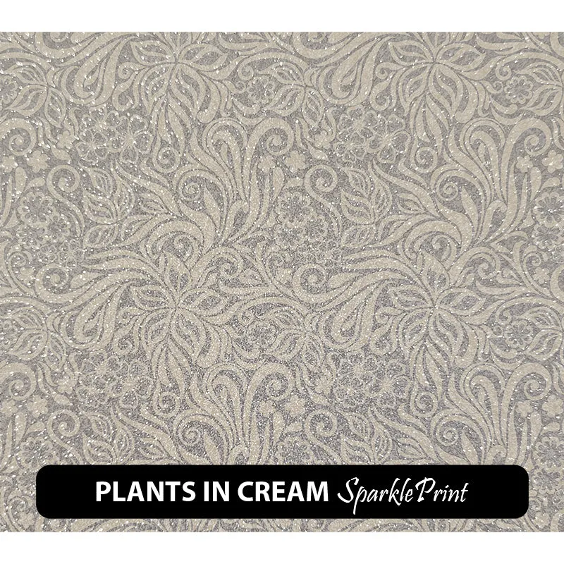 Floral Sparkleprint Patterned HTV (13.5" x 12")