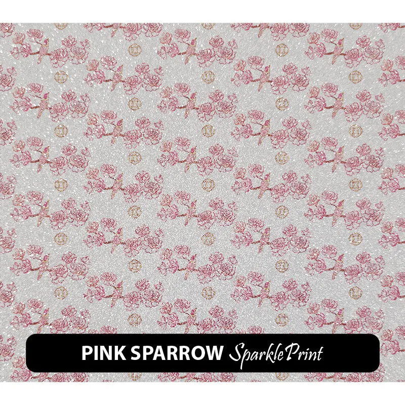 Floral Sparkleprint Patterned HTV (13.5" x 12")