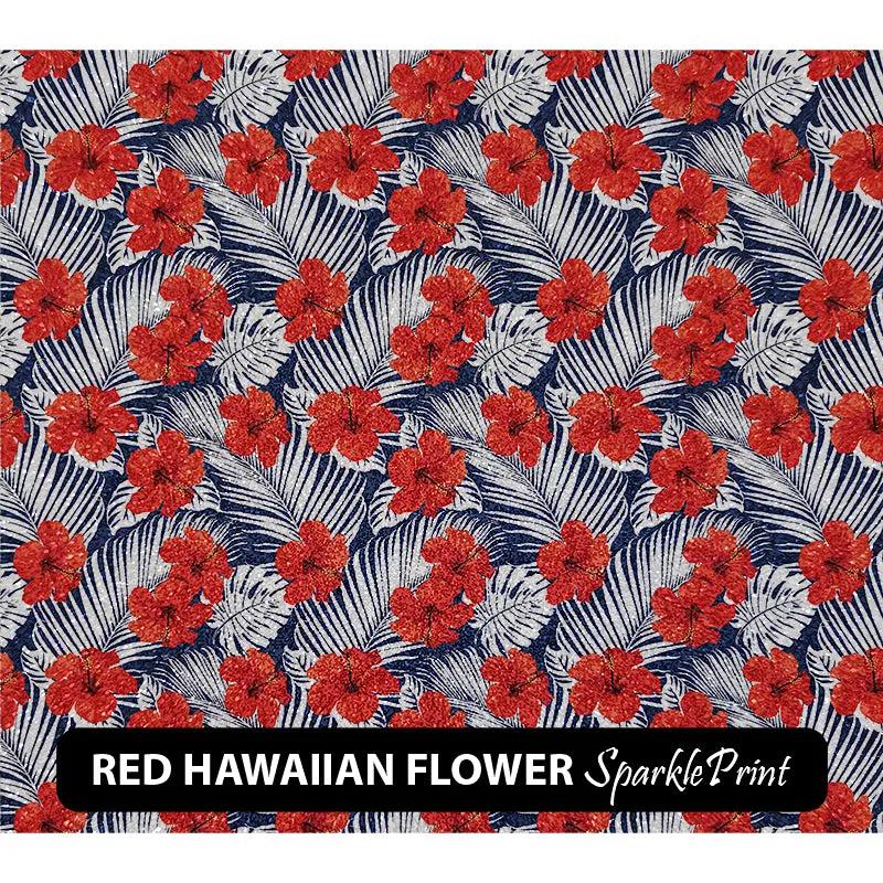 Floral Sparkleprint Patterned HTV (13.5" x 12")