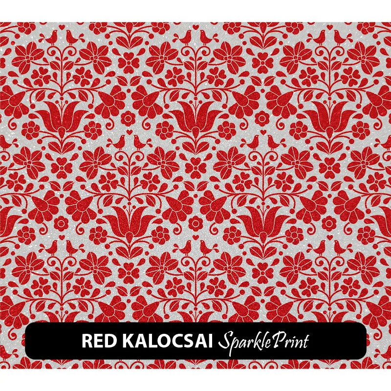 Floral Sparkleprint Patterned HTV (13.5" x 12")