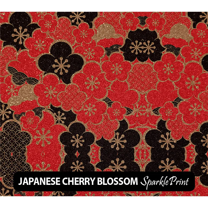 Floral Sparkleprint Patterned HTV (13.5" x 12")