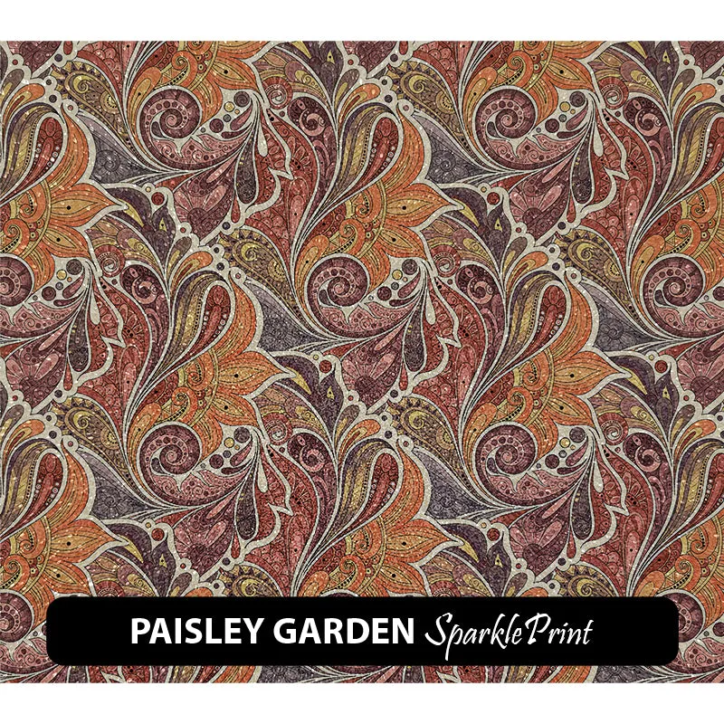 Floral Sparkleprint Patterned HTV (13.5" x 12")