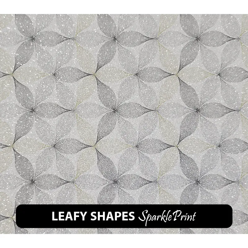 Floral Sparkleprint Patterned HTV (13.5" x 12")