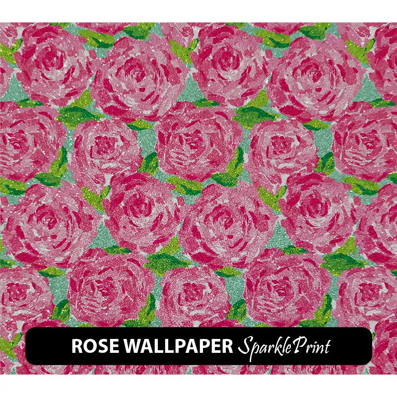 Floral Sparkleprint Patterned HTV (13.5" x 12")