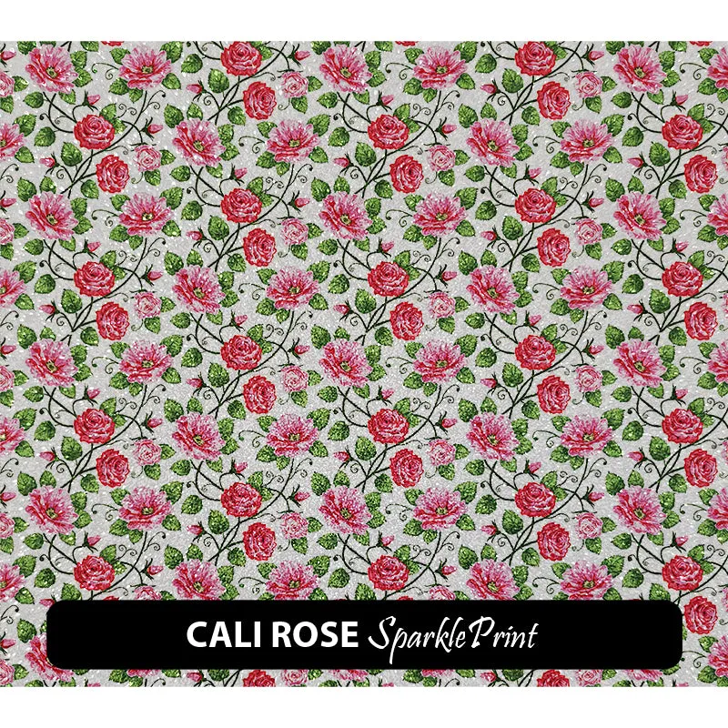Floral Sparkleprint Patterned HTV (13.5" x 12")