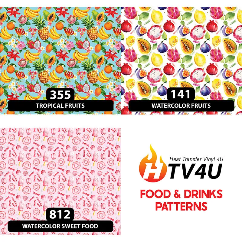 Food & Drinks Orajet 3164 Patterned Adhesive Vinyl (11" x 12")