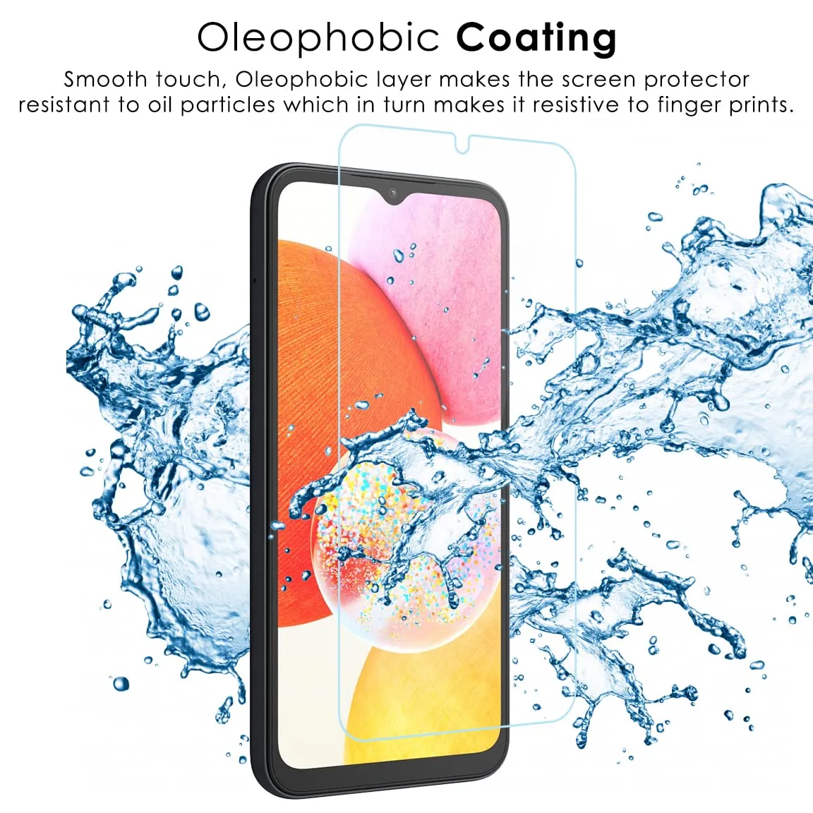 Galaxy A14 Tempered Glass Screen Protector Guard | GLaS - 2 Pack