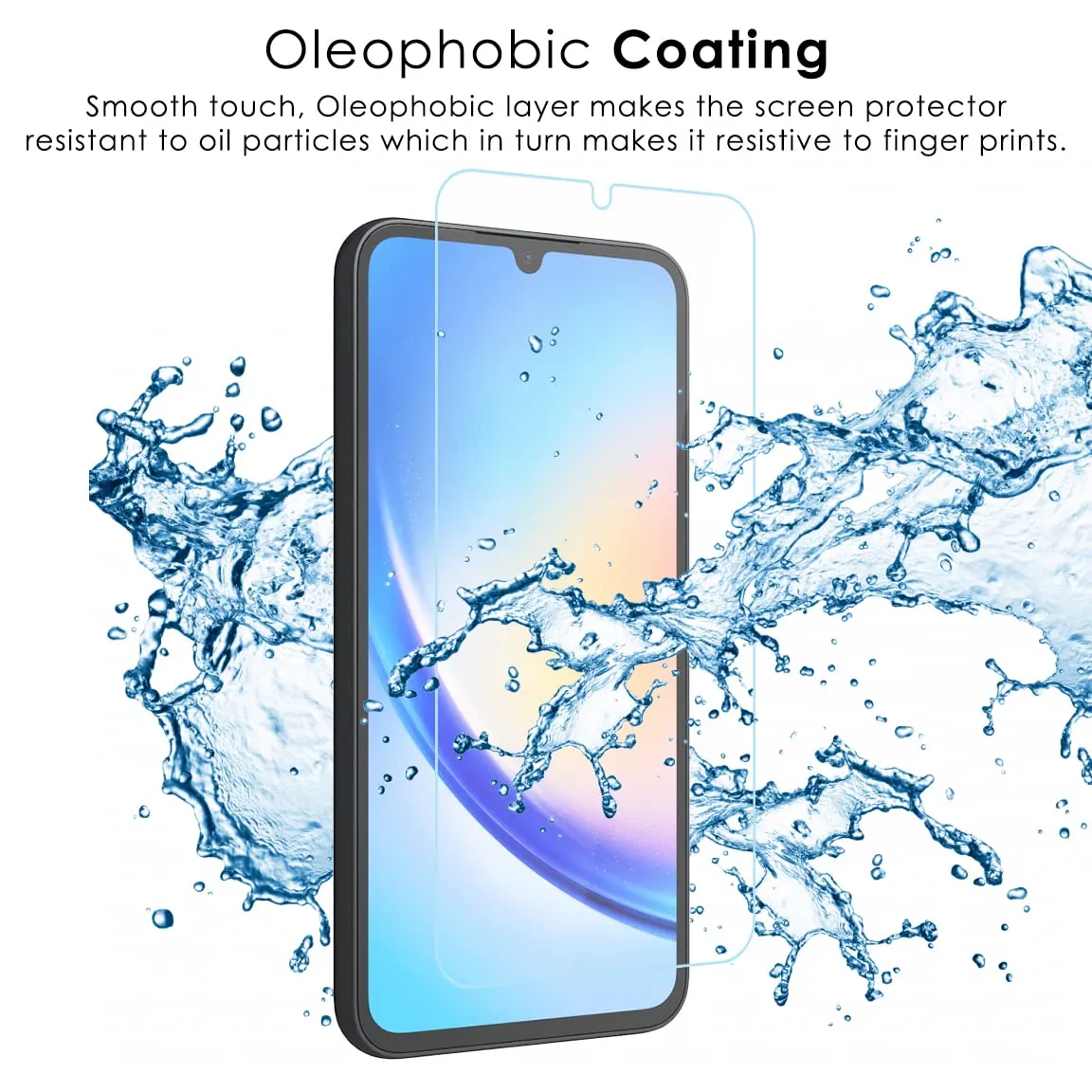Galaxy A34 Tempered Glass Screen Protector Guard | GLaS - 2 Pack