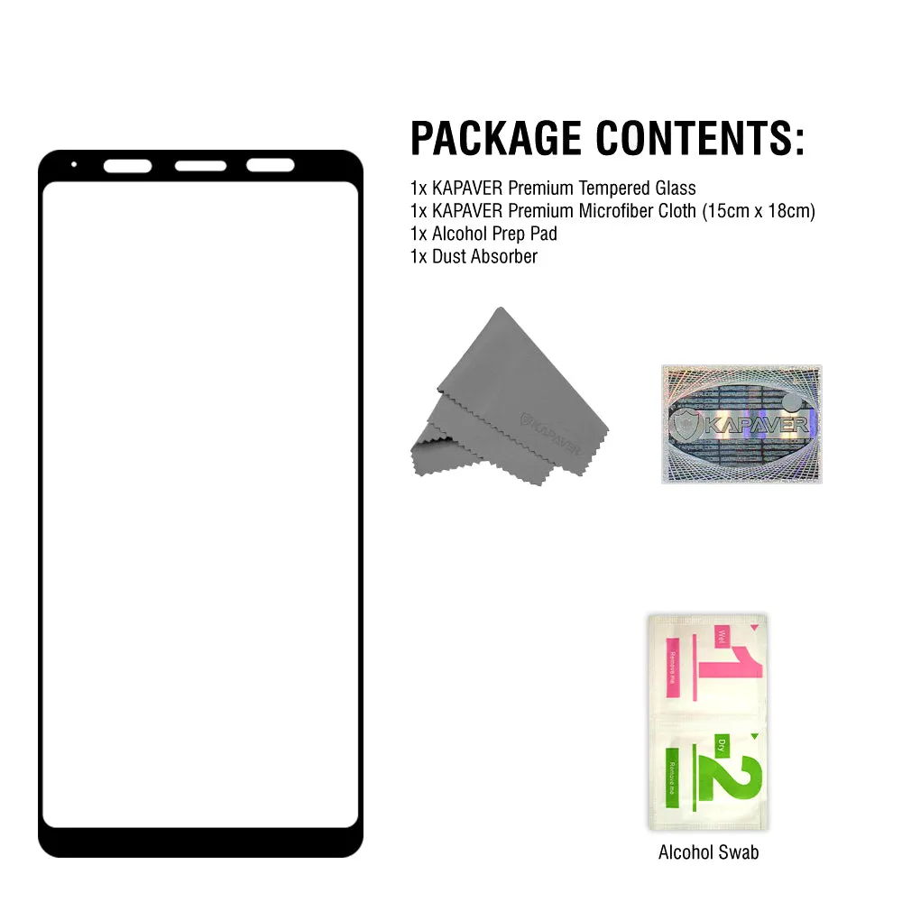Galaxy A9 Tempered Glass Screen Protector Guard | EDGE TO EDGE  - 1 Pack