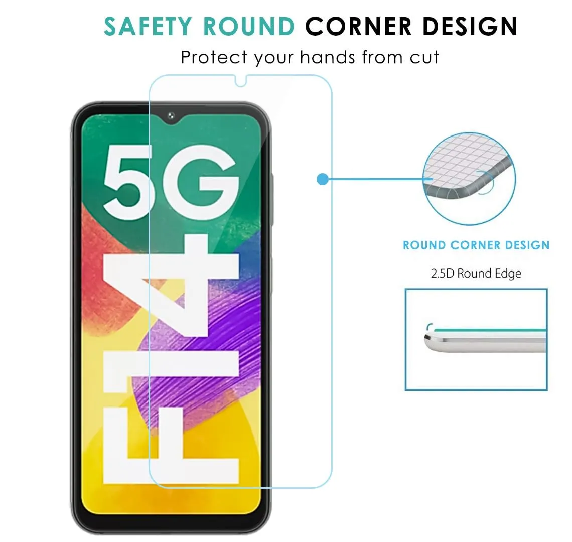 Galaxy F14 / Galaxy M14 Tempered Screen Protector GLaS HD - 2 Pack