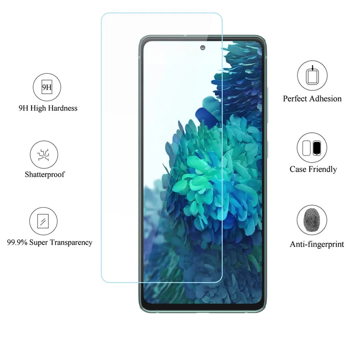 Galaxy S20 FE Tempered Glass Screen Protector Guard | GLaS - 2 Pack