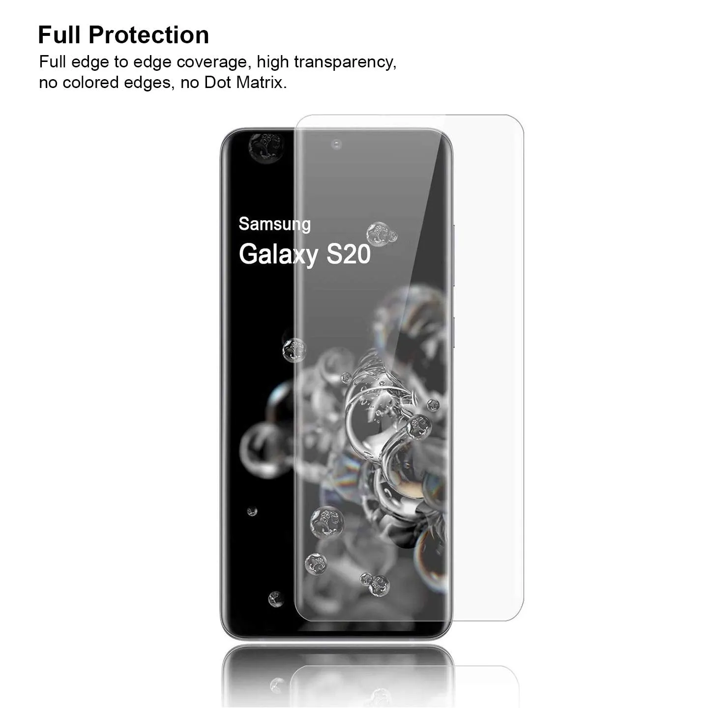Galaxy S20 Tempered Glass Screen Protector Guard | GLaS - 1 Pack