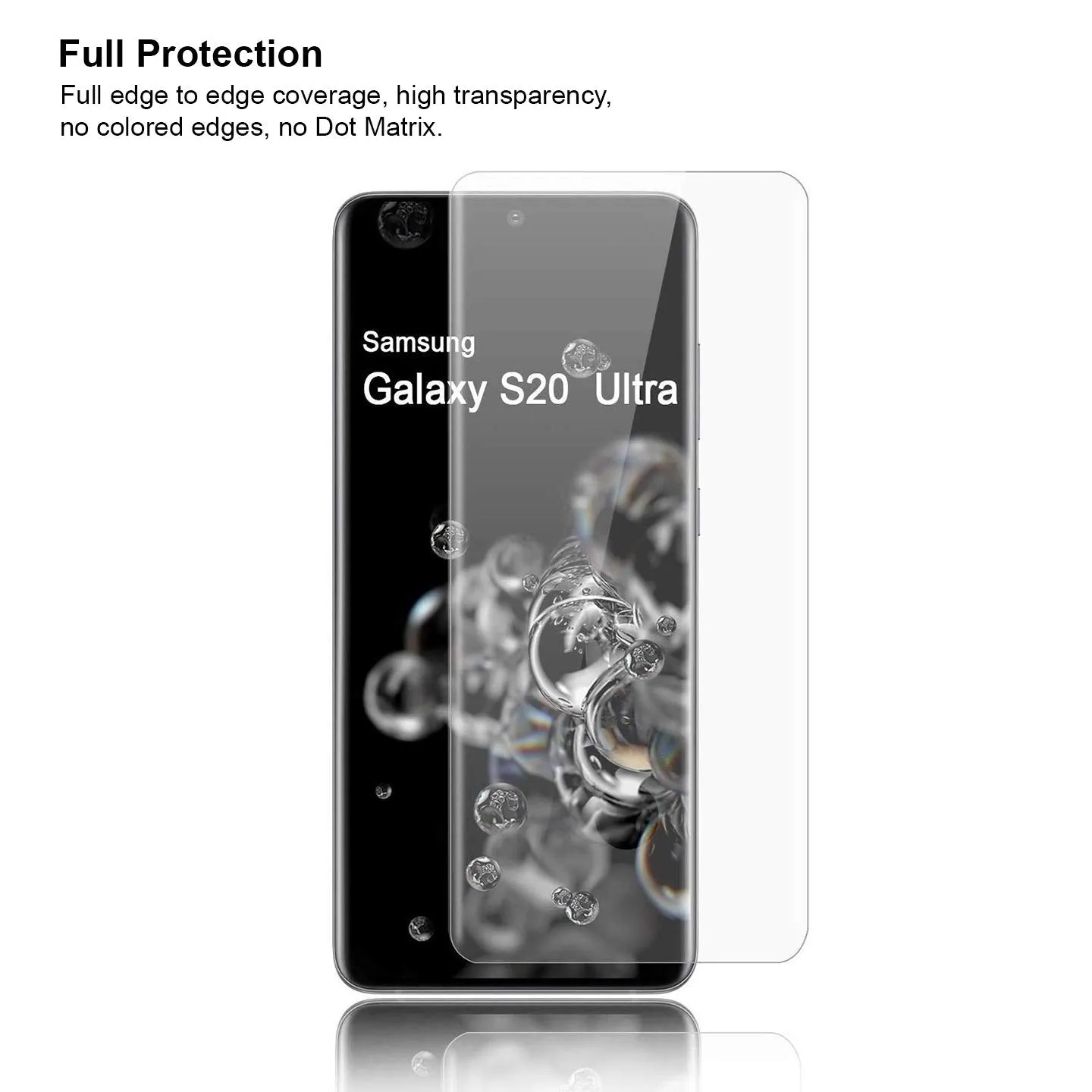 Galaxy S20 Ultra Tempered Glass Screen Protector Guard | GLaS - 1 Pack