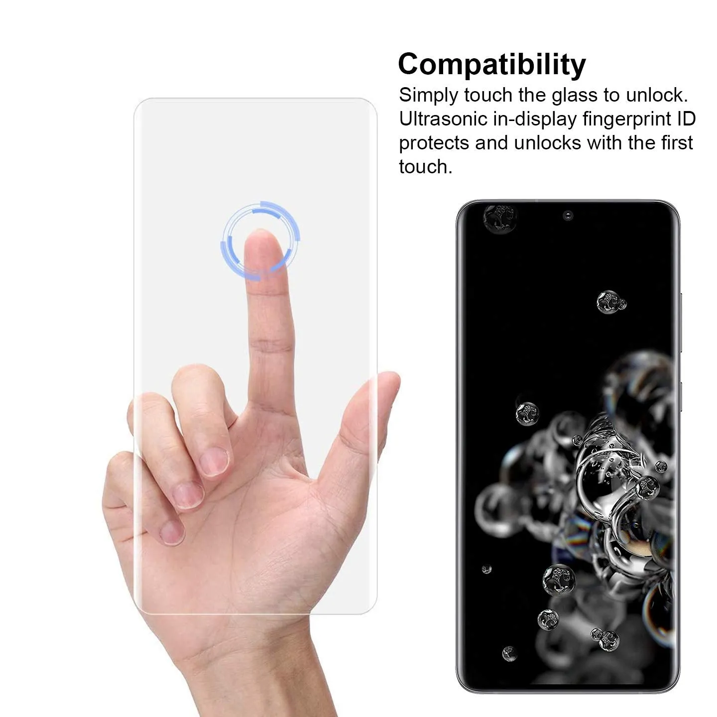 Galaxy S20 Ultra Tempered Glass Screen Protector Guard | GLaS - 1 Pack
