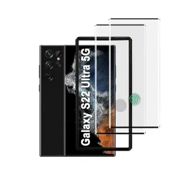 Galaxy S23 Ultra Tempered Glass Screen Protector Guard | GLaS HD Tray - 2 Pack