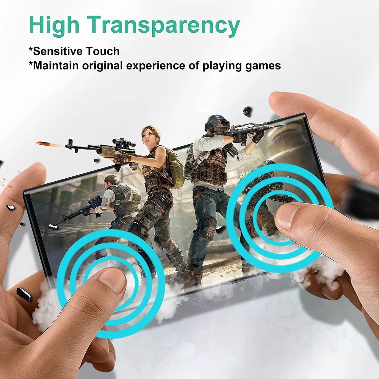 Galaxy S23 Ultra Tempered Glass Screen Protector Guard | GLaS HD Tray - 2 Pack