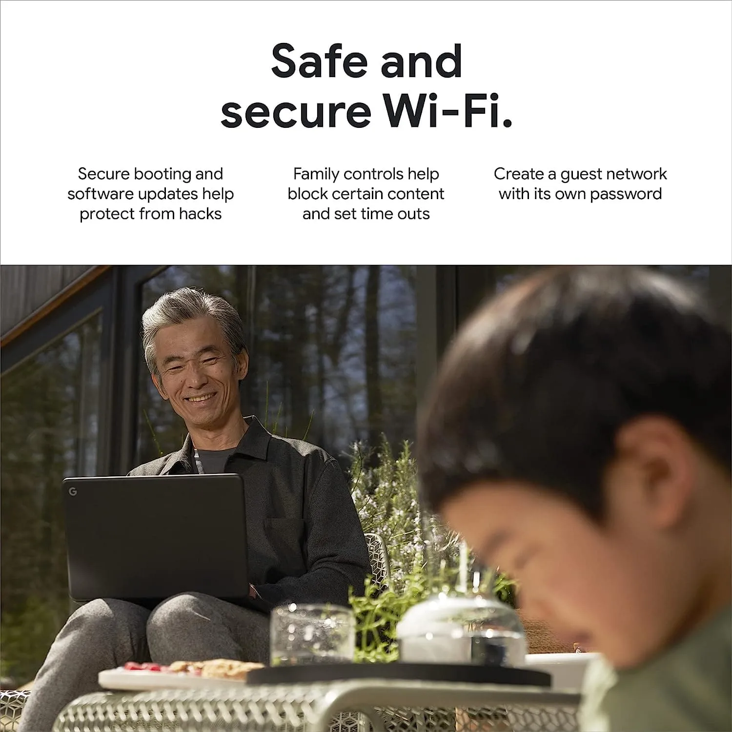 Google Wifi Pro Wi-Fi 6e Mesh Router (Snow) - Pack of 1