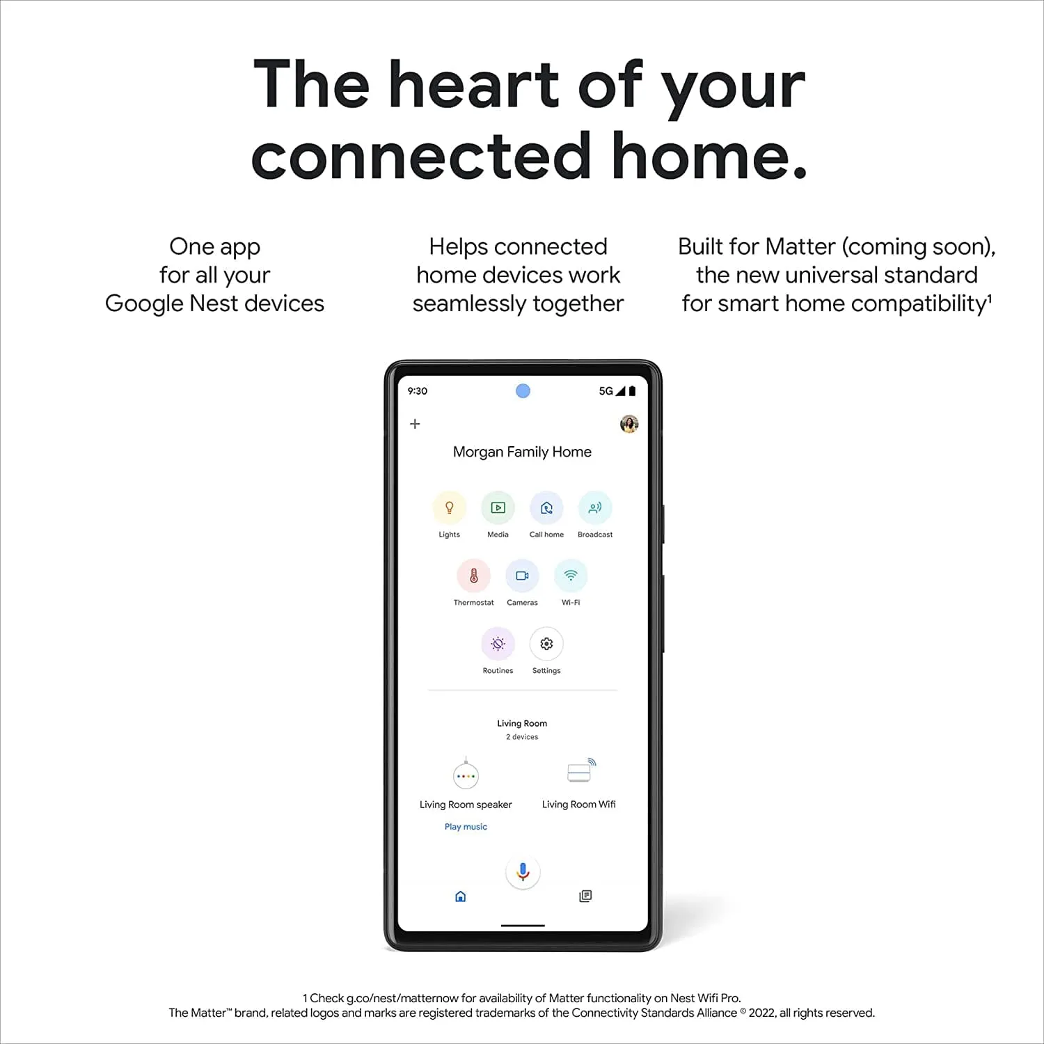 Google Wifi Pro Wi-Fi 6e Mesh Router (Snow) - Pack of 1