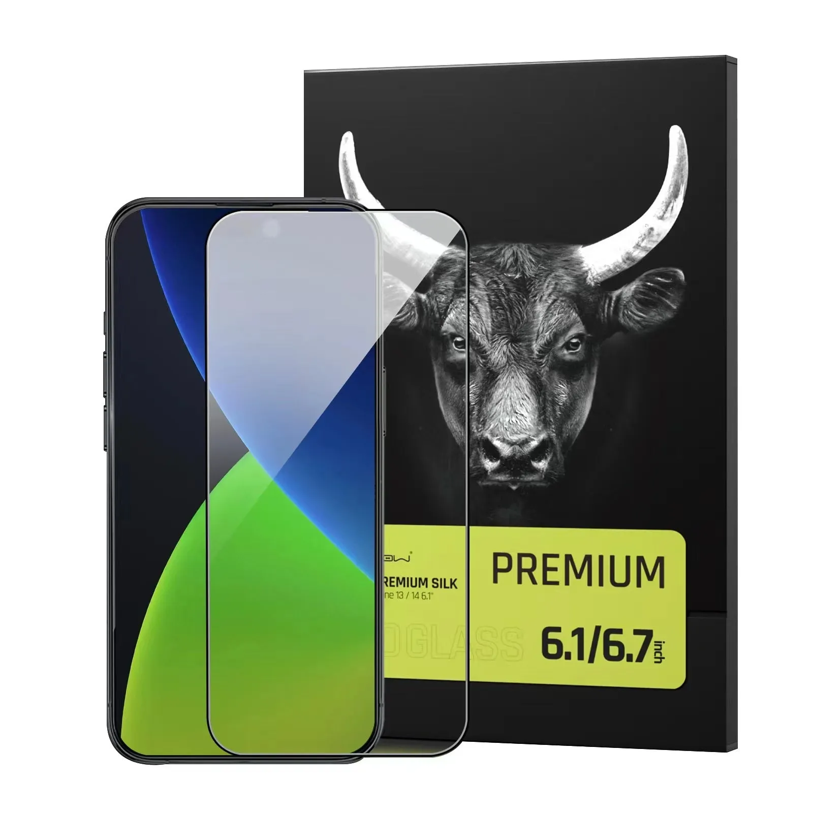 HD Premium Tempered Glass for iPhone 15/14