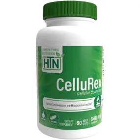Health Thru Nutrition, CelluRex™ (Cellular Optimizer w/ PQQ, CoQ-10 and More, 60 Veggie Capsules