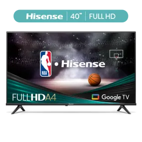 Hisense 40-Inch Class A4 Series FHD 1080p Google Smart TV (40A4K)