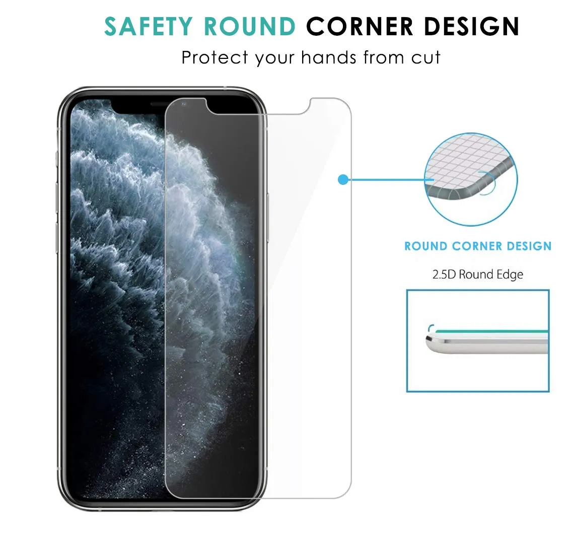 iPhone 11 Pro Max / XS Max Tempered Glass Screen Protector Guard | GLaS - 2 Pack