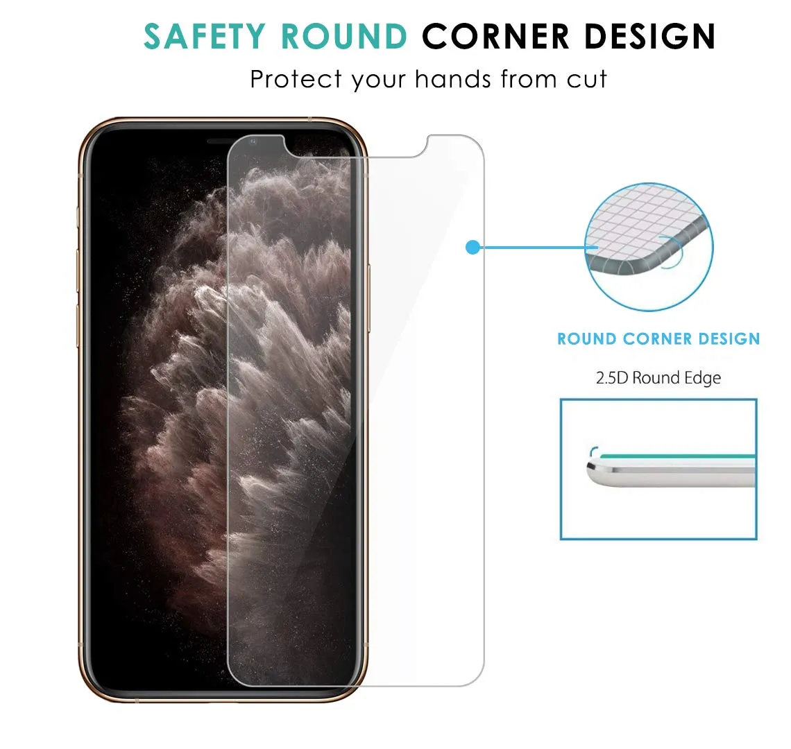 iPhone 11 Pro / X / Xs Tempered Glass Screen Protector Guard | GLaS - 2 Pack